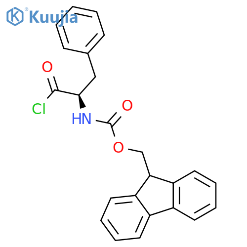fmoc-d-phenylalanyl chloride structure