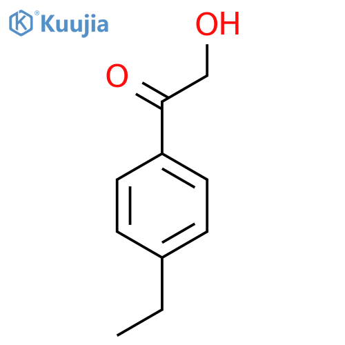 1-(4-ethylphenyl)-2-hydroxyethan-1-one structure