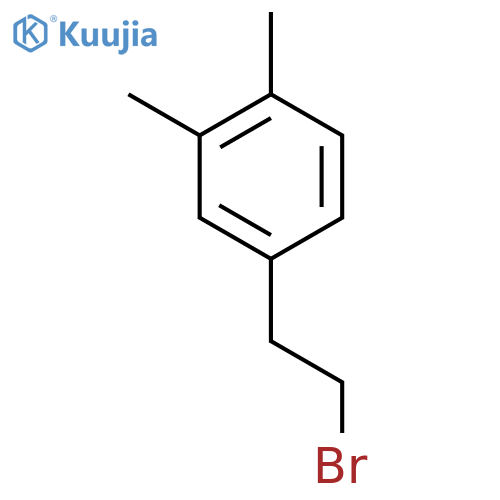 4-(2-bromoethyl)-1,2-dimethylbenzene structure