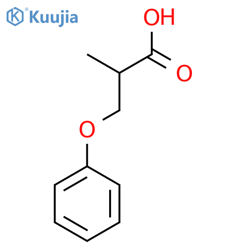 2-methyl-3-phenoxypropanoic acid structure