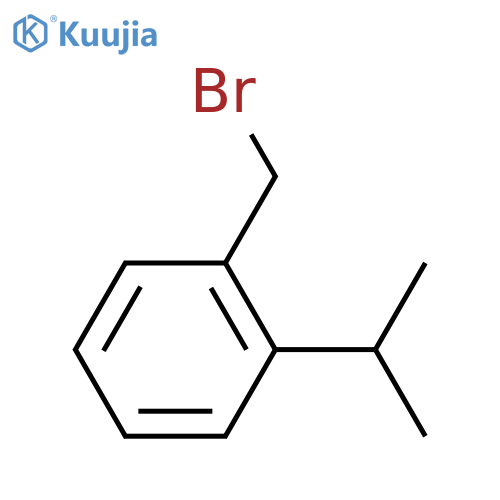1-(bromomethyl)-2-isopropylbenzene structure