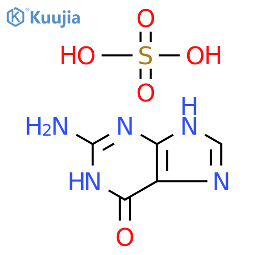 2-Amino-1H-purin-6(7H)-one sulfate structure