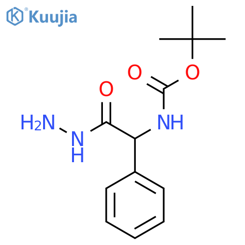 tert-butyl N-(hydrazinecarbonyl)(phenyl)methylcarbamate structure