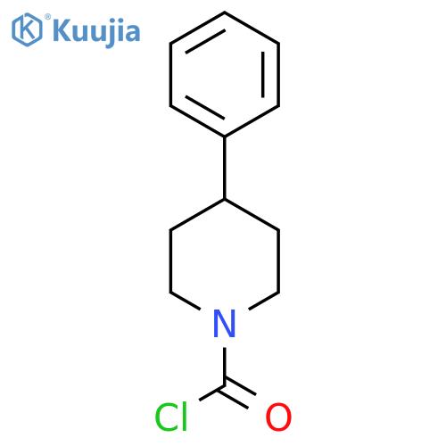 4-phenylpiperidine-1-carbonyl chloride structure