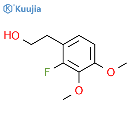 2-(2-fluoro-3,4-dimethoxyphenyl)ethan-1-ol structure