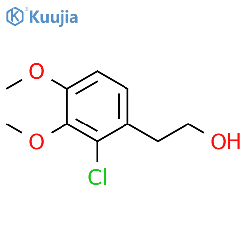 2-(2-chloro-3,4-dimethoxyphenyl)ethan-1-ol structure
