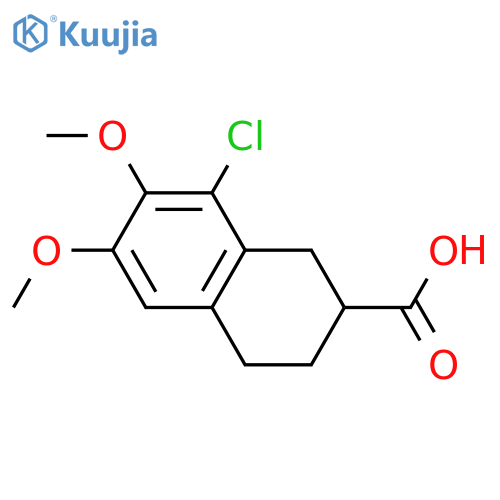 2-Naphthalenecarboxylic acid,8-chloro-1,2,3,4-tetrahydro-6,7-dimethoxy- structure