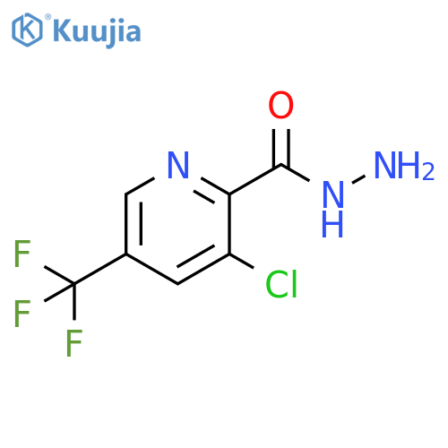 3-Chloro-5-(trifluoromethyl)-2-pyridinecarbohydrazide structure