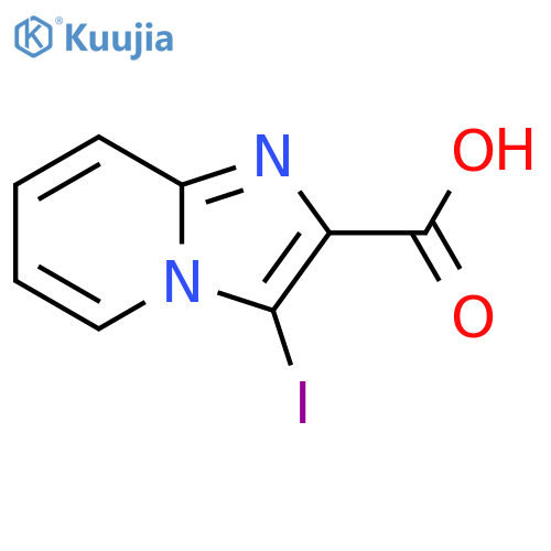 3-Iodoimidazo1,2-apyridine-2-carboxylic acid structure