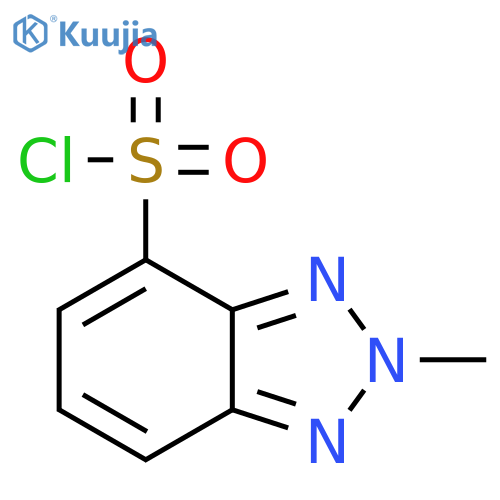 2-Methyl-2H-1,2,3-benzotriazole-4-sulfonyl Chloride structure