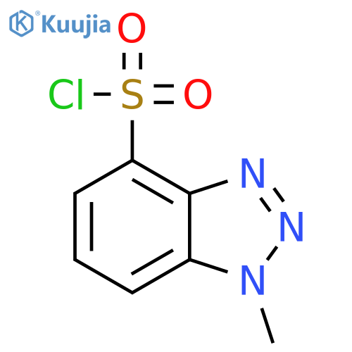 1-methyl-1H-1,2,3-benzotriazole-4-sulfonyl chloride structure
