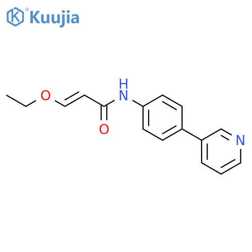 2-Propenamide, 3-ethoxy-N-[4-(3-pyridinyl)phenyl]- structure