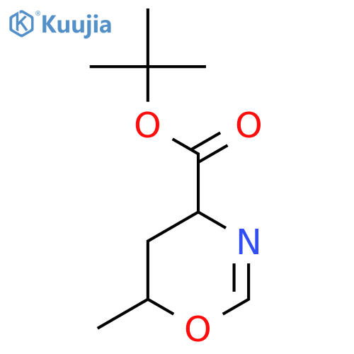 4H-1,3-Oxazine-4-carboxylic acid, 5,6-dihydro-6-methyl-, 1,1-dimethylethyl ester structure