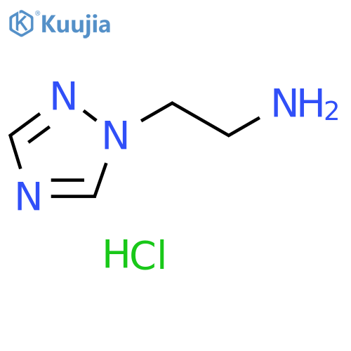 2-(1H-1,2,4-triazol-1-yl)ethan-1-amine hydrochloride structure