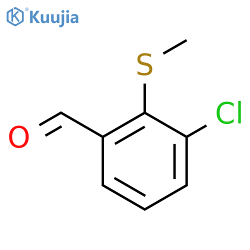 3-Chloro-2-(methylsulfanyl)benzaldehyde structure
