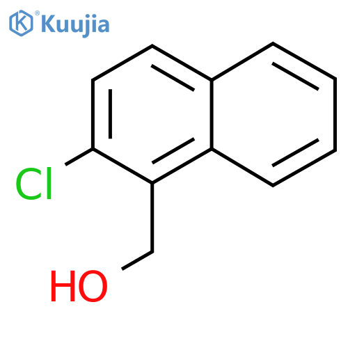 2-Chloronaphthalen-1-ylmethanol structure