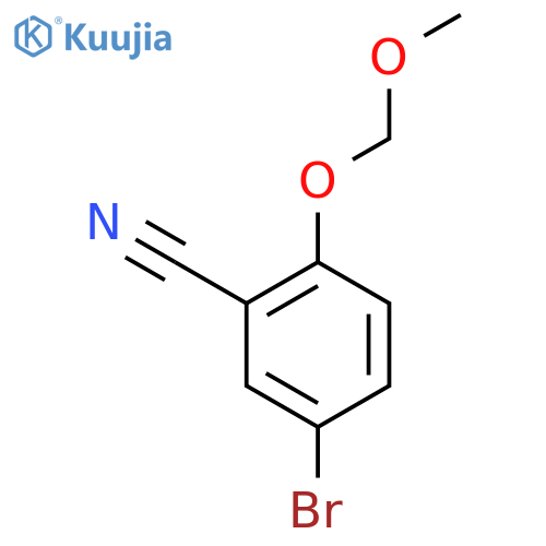 5-Bromo-2-methoxymethoxy-benzonitrile structure