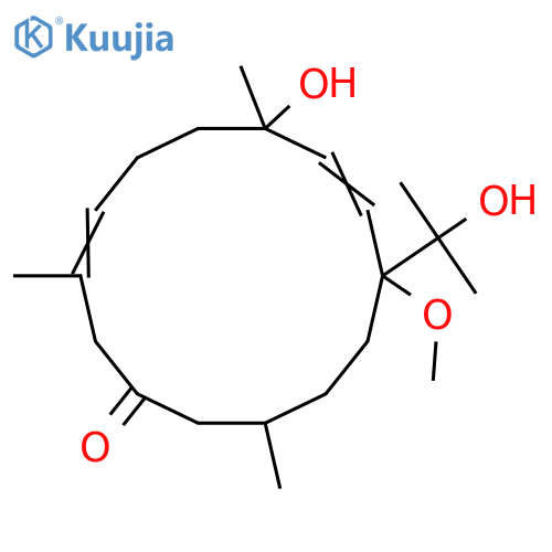 1,4,15-Trihydroxy-2,7-cembradien-10-one; (1R,2E,4R,7E,12S)-form, 1-Me ether structure