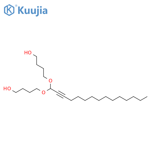 1-Butanol, 4,4'-[2-pentadecynylidenebis(oxy)]bis- structure