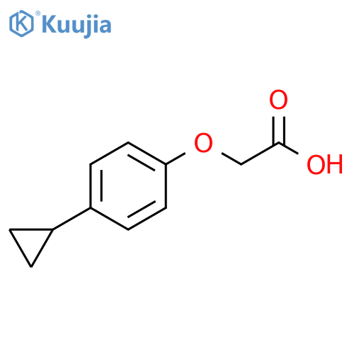 2-(4-cyclopropylphenoxy)acetic acid structure