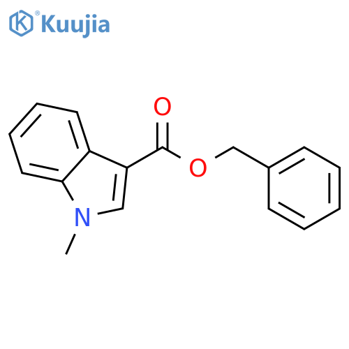 Benzyl 1-methyl-1h-indole-3-carboxylate structure