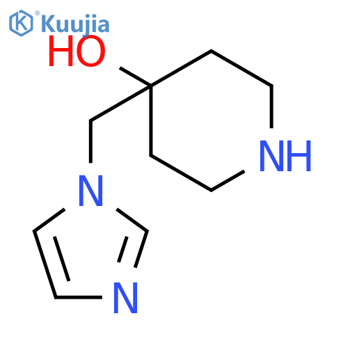 4-((1H-Imidazol-1-yl)methyl)piperidin-4-ol structure