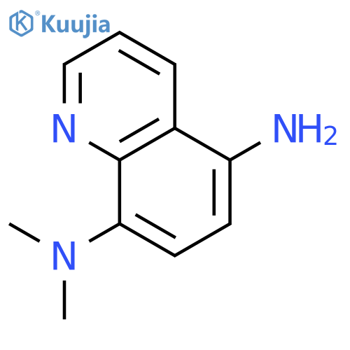 8-N,8-N-Dimethylquinoline-5,8-diamine structure