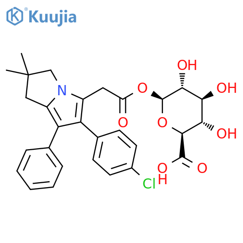 Licofelone Acyl-β-D-glucuronide structure