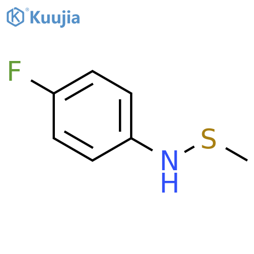 Methanesulfenamide, N-(4-fluorophenyl)- structure