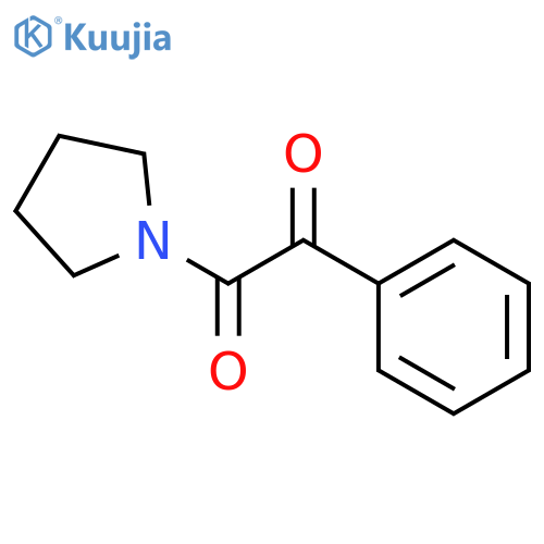Pyrrolidine, 1-(oxophenylacetyl)- structure