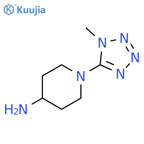 4-Piperidinamine, 1-(1-methyl-1H-tetrazol-5-yl)- structure