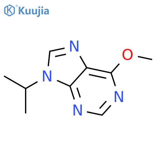 6-methoxy-9-(1-methylethyl)-9H-Purine structure