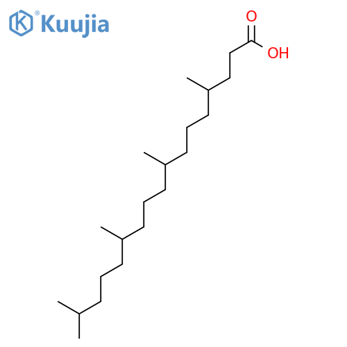 Heptadecanoic acid,4,8,12,16-tetramethyl- structure