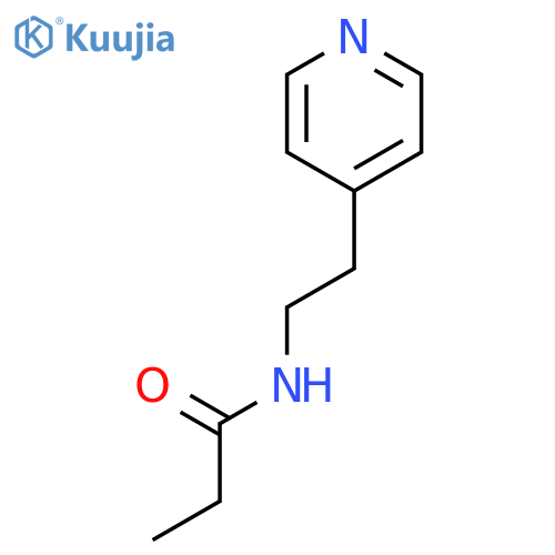 Propanamide,N-[2-(4-pyridinyl)ethyl]- structure