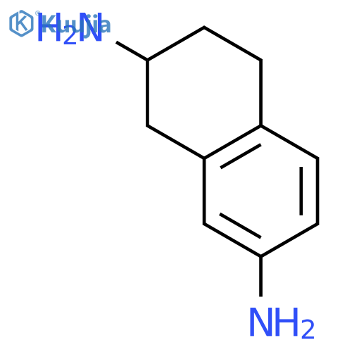 1,2,3,4-tetrahydronaphthalene-2,7-diamine structure