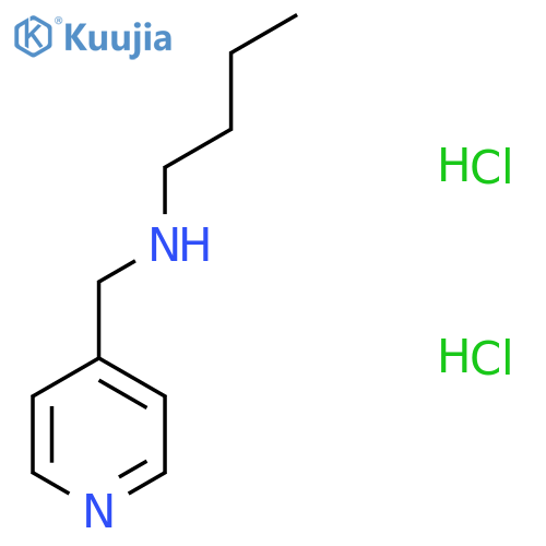 Butyl(pyridin-4-ylmethyl)amine dihydrochloride structure