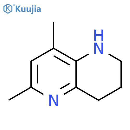 6,8-Dimethyl-1,2,3,4-tetrahydro-1,5-naphthyridine structure