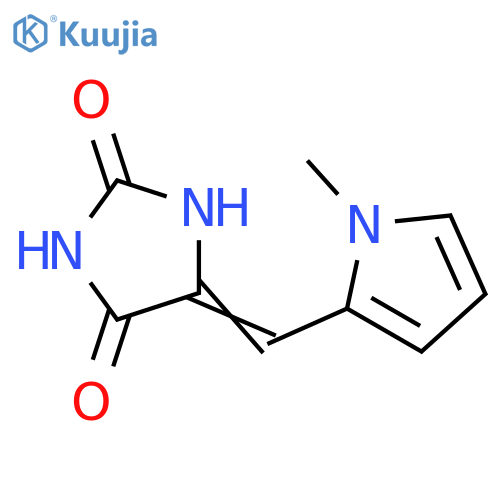 5-[(1-methyl-1H-pyrrol-2-yl)methylene]-2,4-Imidazolidinedione structure