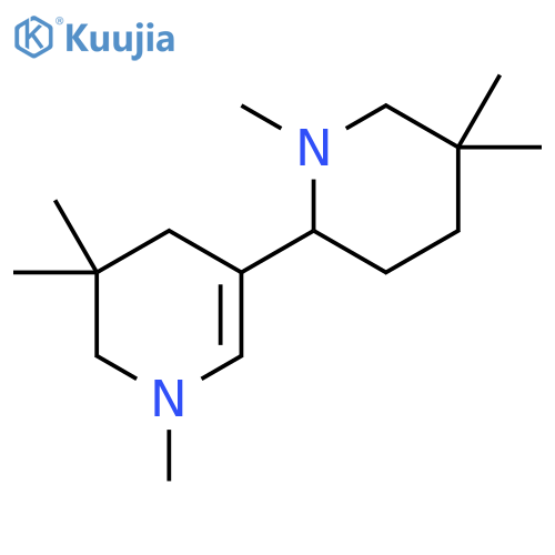 Pyridine,1,2,3,4-tetrahydro-1,3,3-trimethyl-5-(1,5,5-trimethyl-2-piperidinyl)- structure
