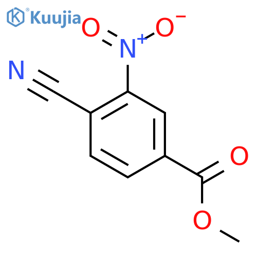 Methyl 4-cyano-3-nitrobenzoate structure