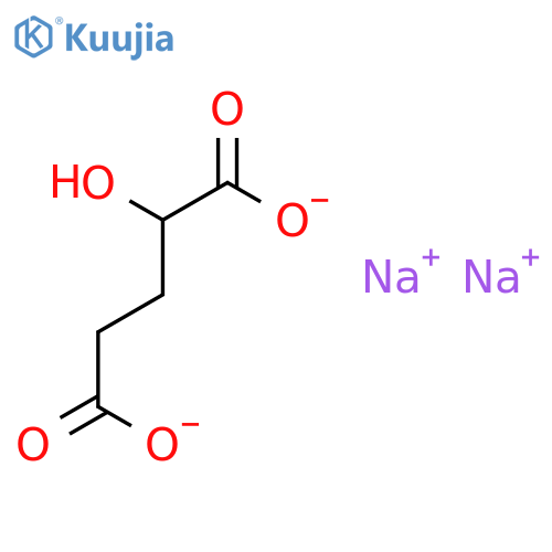 Sodium (R)-2-hydroxypentanedioate structure