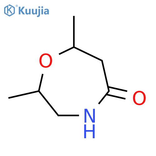 2,7-dimethyl-1,4-oxazepan-5-one structure