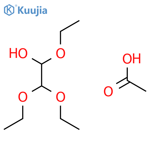 Ethanol, 1,2,2-triethoxy-, acetate structure