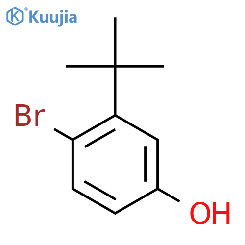 4-bromo-3-tert-butylphenol structure