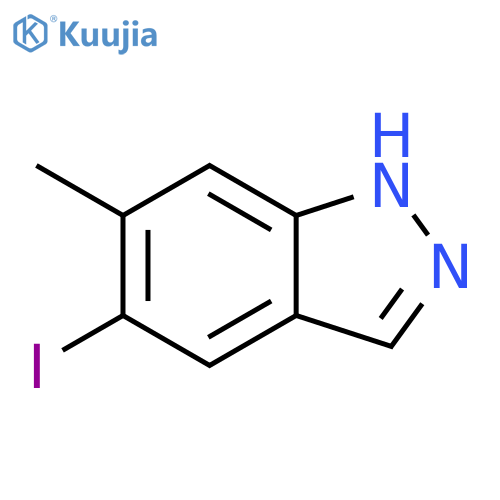 5-Iodo-6-methyl-1H-indazole structure