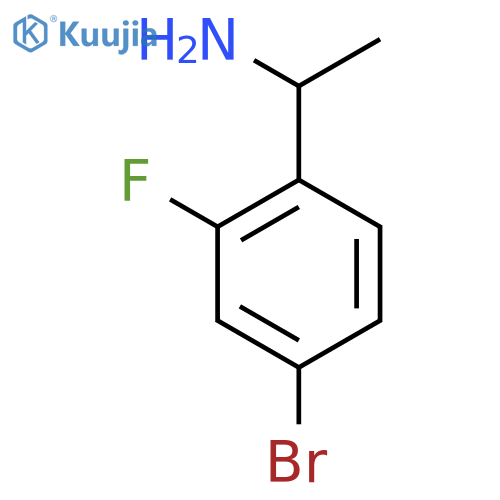 1-(4-Bromo-2-fluorophenyl)ethanamine structure