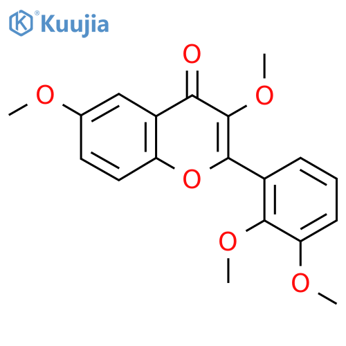 3,6,2',3'-Tetramethoxyflavone structure