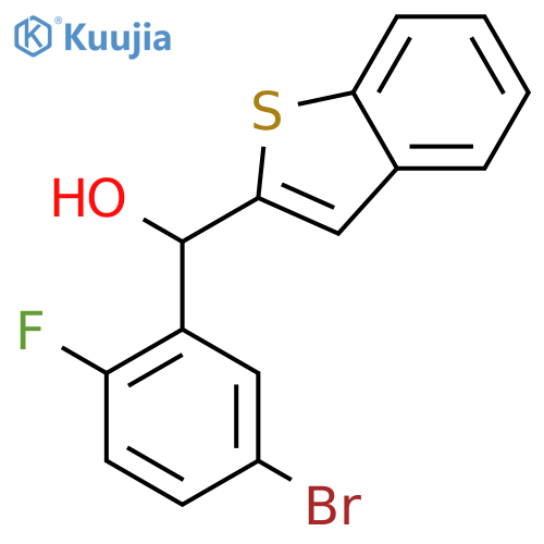 α-(5-Bromo-2-fluorophenyl)benzobthiophene-2-methanol, structure