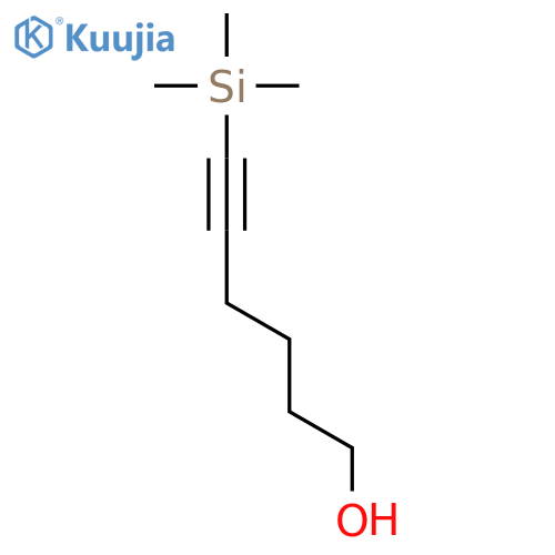 5-Hexyn-1-ol, 6-(trimethylsilyl)- structure