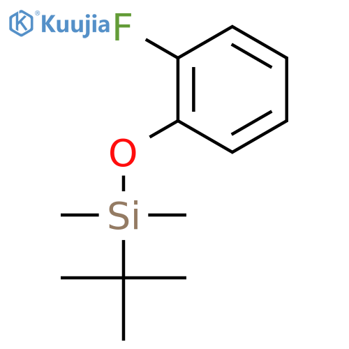 tert-Butyl(2-fluorophenoxy)dimethylsilane structure